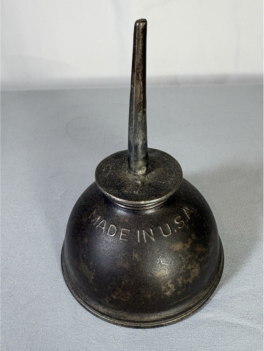 Antique 20s Singer Sewing Machine Oil Can Oiler Made In USA Original Metal Spout